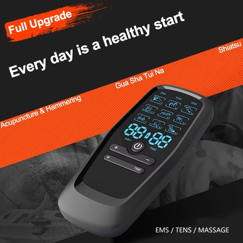 EMS Eletric Professional Muscle Stimulation USB Physiotherapy Tens Unit Machines Pulse Impulse Mini Full Body Massager 6 Modes