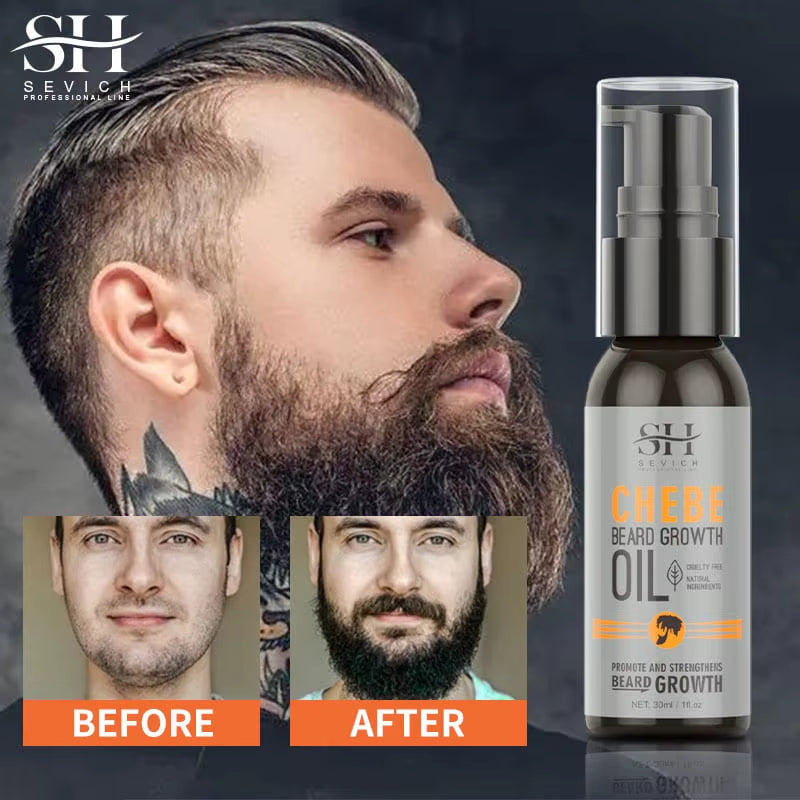 Natural Chebe Men Beard Growth Oil Fast Effective Beard Growth Essential Hair Loss Treatment Product  Beard Care Serum