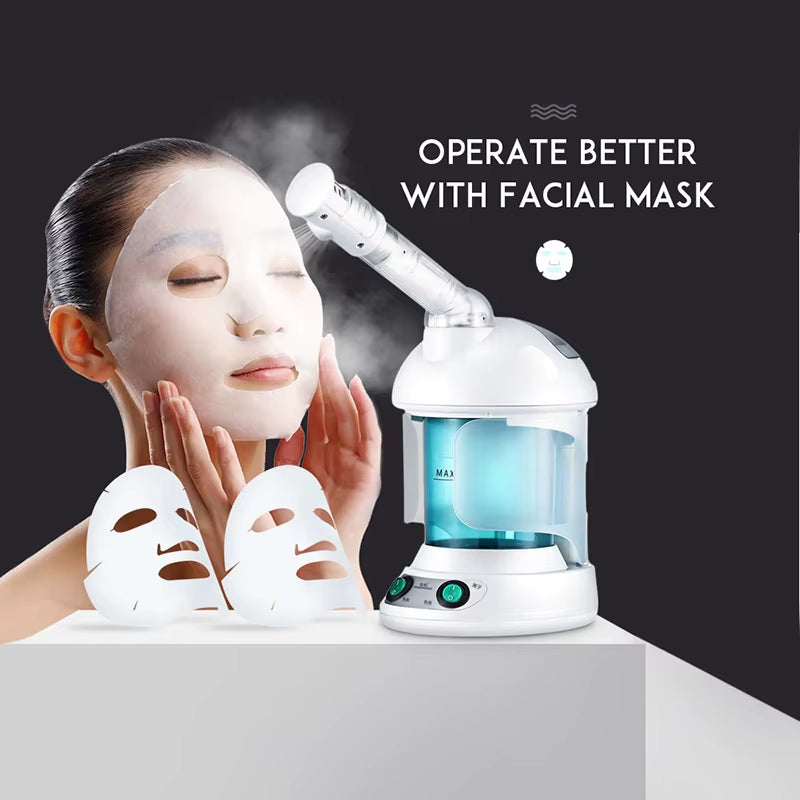 KSKIN Custom Hot Sale Face Mist Spray Portable Facial Steamer for Face Professional Ionic Facial Steamer